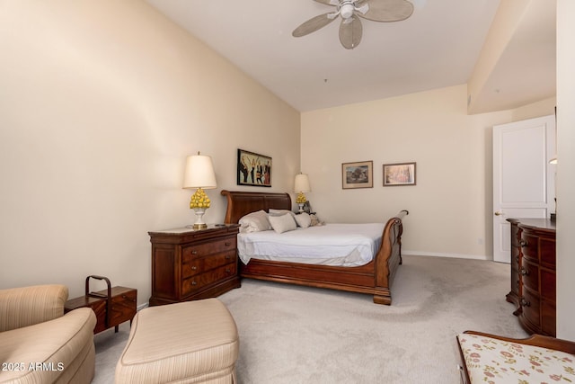8324 E Cactus Wren Rd, Scottsdale, AZ 85250 - carpeted bedroom featuring baseboards and ceiling fan