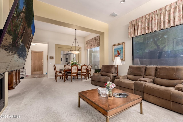 8324 E Cactus Wren Rd, Scottsdale, AZ 85250 - living room with light colored carpet