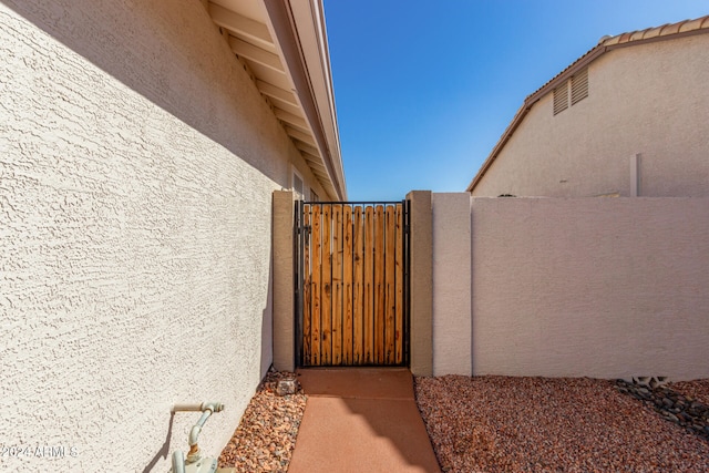 view of gate