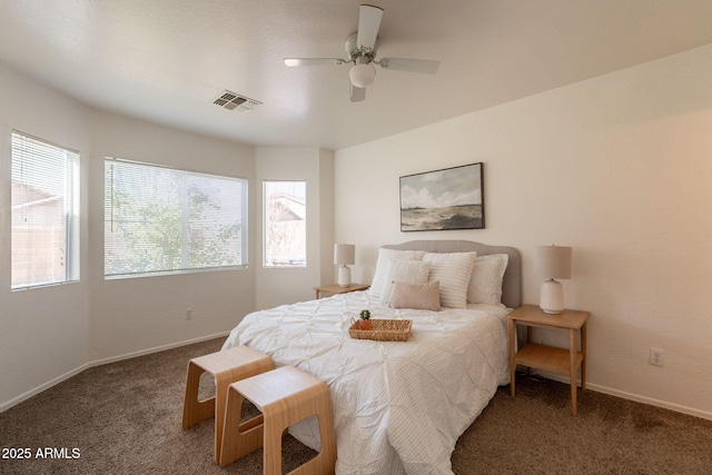 4642 E Sierrita Rd, San Tan Valley, AZ 85143 - carpeted bedroom featuring baseboards and ceiling fan