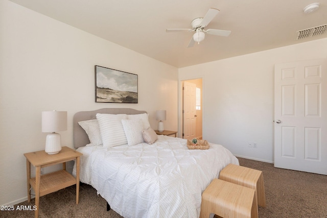 4642 E Sierrita Rd, San Tan Valley, AZ 85143 - carpeted bedroom featuring baseboards and a ceiling fan