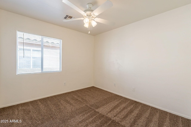 4642 E Sierrita Rd, San Tan Valley, AZ 85143 - carpeted empty room featuring baseboards and ceiling fan