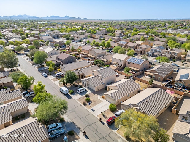 4642 E Sierrita Rd, San Tan Valley, AZ 85143 - aerial view of residential area featuring mountains