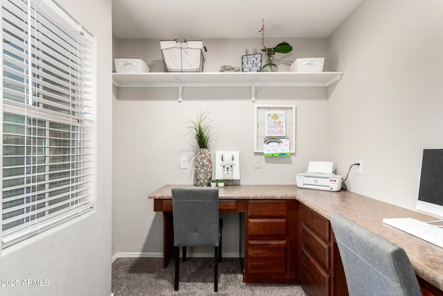 2986 E Country Shadows St, Gilbert, AZ 85298 - office area featuring built in desk and carpet flooring