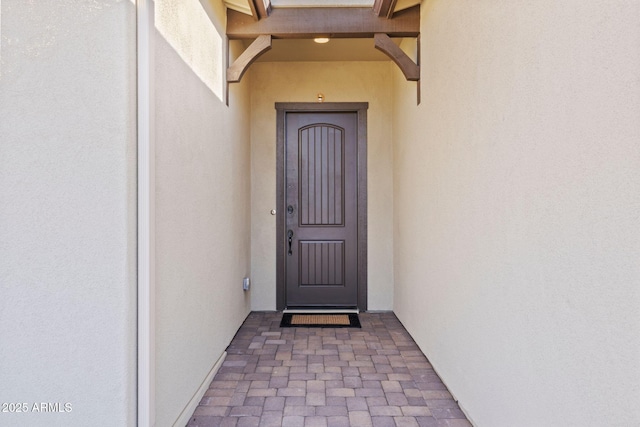 view of entrance to property