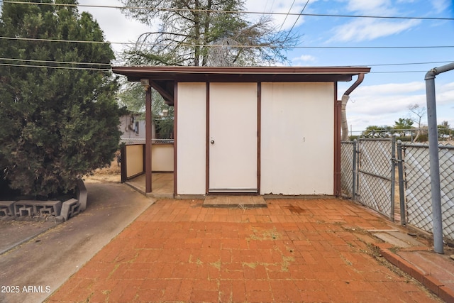 view of outbuilding