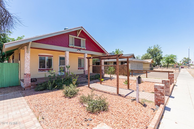 view of craftsman house