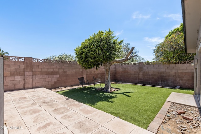 1911 E Lawrence Rd, Phoenix, AZ 85016 - fenced backyard with a patio