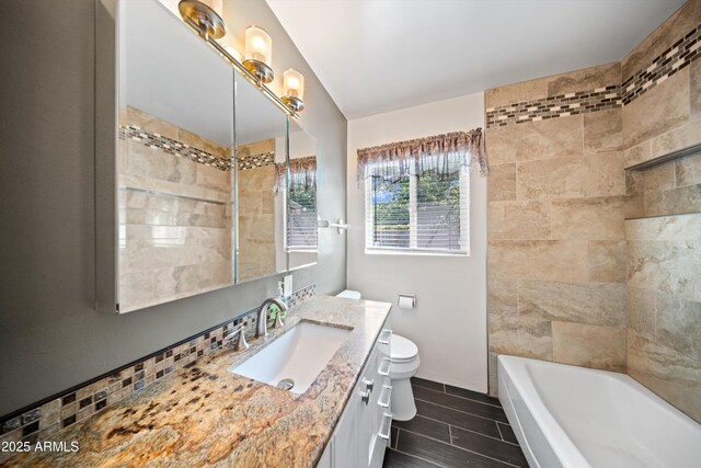 5709 N 16th St, Phoenix, AZ 85016 - full bathroom with toilet and vanity