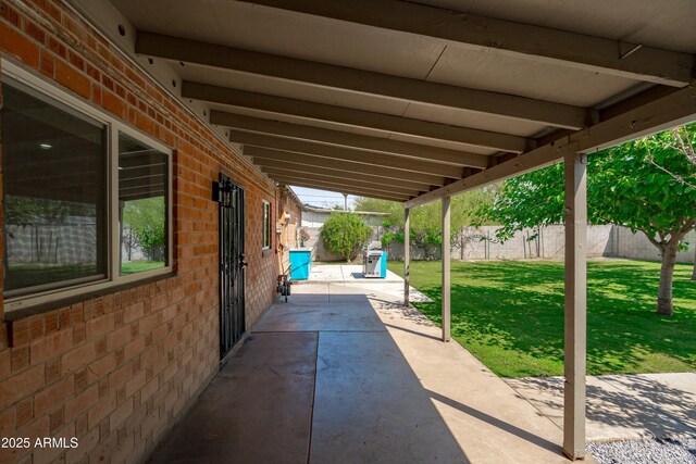 5709 N 16th St, Phoenix, AZ 85016 - view of patio featuring a fenced backyard