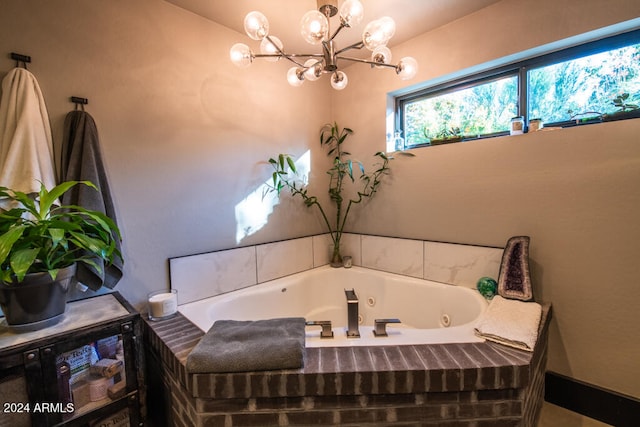 bathroom featuring a bathtub