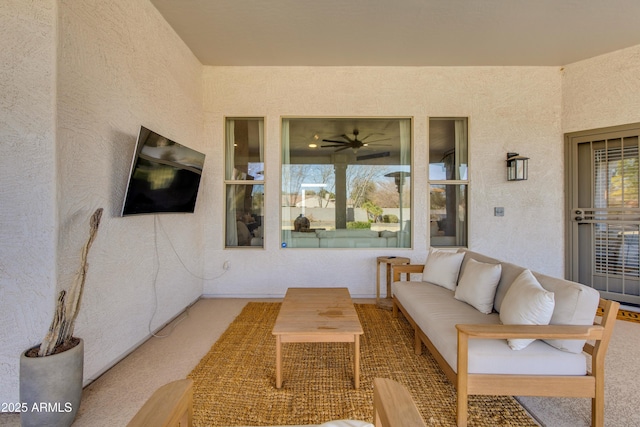 view of patio / terrace featuring outdoor lounge area