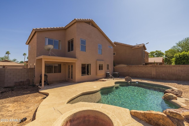 12720 W Cantenia Rd, Avondale, AZ 85392 - view of swimming pool with a fenced backyard and a patio area