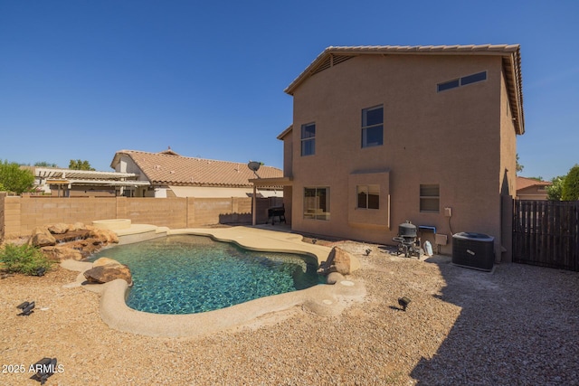 12720 W Cantenia Rd, Avondale, AZ 85392 - view of swimming pool with a fenced backyard and a patio
