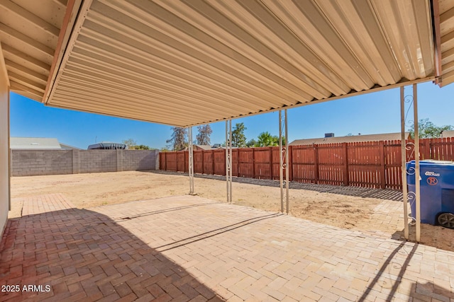 7849 E Golf Ave, Mesa, AZ 85209 - fenced backyard with a patio area