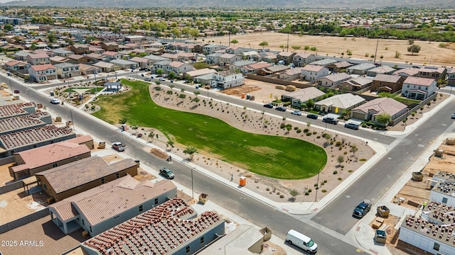 birds eye view of property featuring a residential view