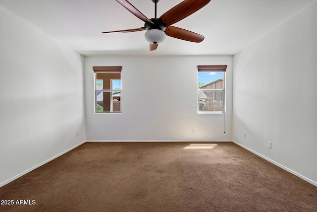 12217 W Planada Ln, Sun City, AZ 85373 - carpeted empty room featuring a ceiling fan and baseboards