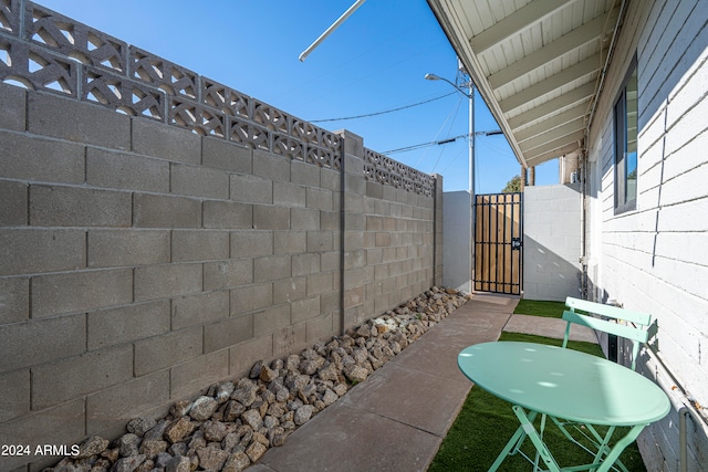 view of patio