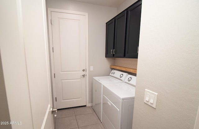 20471 E Carriage Way, Queen Creek, AZ 85142 - washroom with washer and dryer, cabinet space, light tile patterned floors, and a textured wall