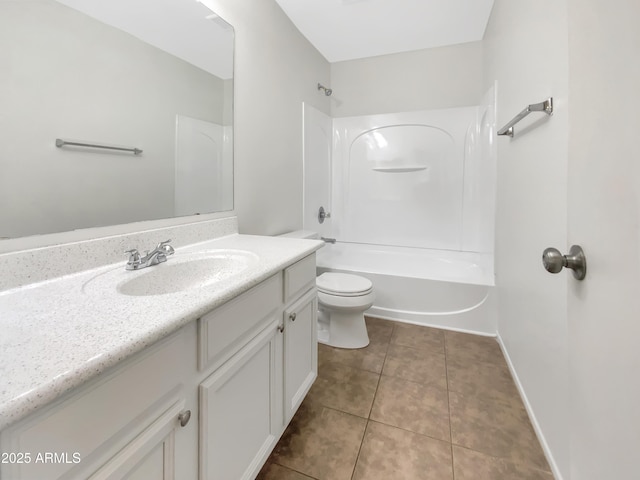 4229 E Betsy Ln, Gilbert, AZ 85296 - bathroom featuring vanity, tile patterned floors, and shower / bathtub combination