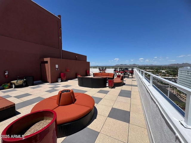 4750 N Central Ave Unit R3, Phoenix, AZ 85012 - view of patio / terrace with outdoor lounge area