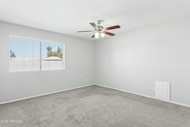 4634 W Aire Libre Ave, Glendale, AZ 85306 - carpeted empty room featuring ceiling fan and baseboards