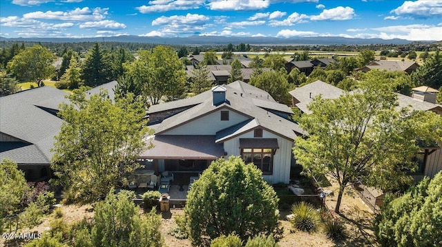 drone / aerial view featuring a residential view