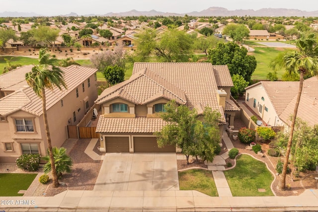9708 E Pampa Ave, Mesa, AZ 85212 - aerial view of residential area with a mountainous background