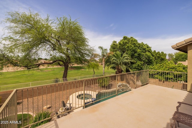9708 E Pampa Ave, Mesa, AZ 85212 - view of patio featuring a fenced backyard