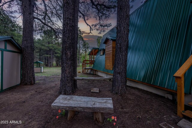 1053 Pond Cir, Forest Lakes, AZ 85931 - view of yard