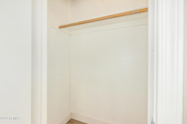 view of closet