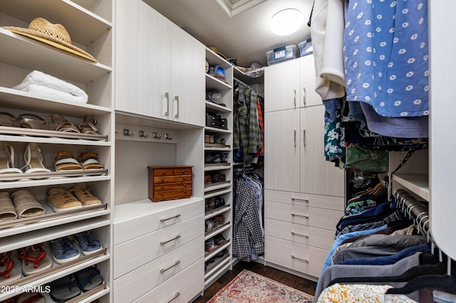 5240 Sierra Vis, Flagstaff, AZ 86001 - walk in closet with dark wood-type flooring