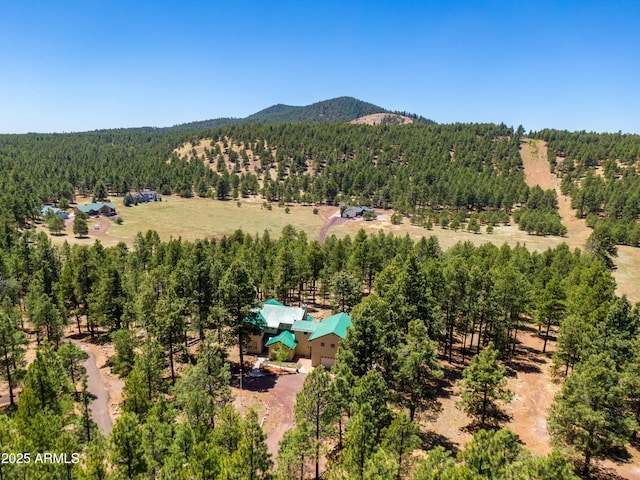 5240 Sierra Vis, Flagstaff, AZ 86001 - aerial view of a heavily wooded area and mountains