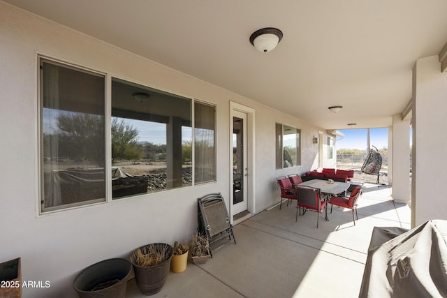 view of patio / terrace with outdoor dining area