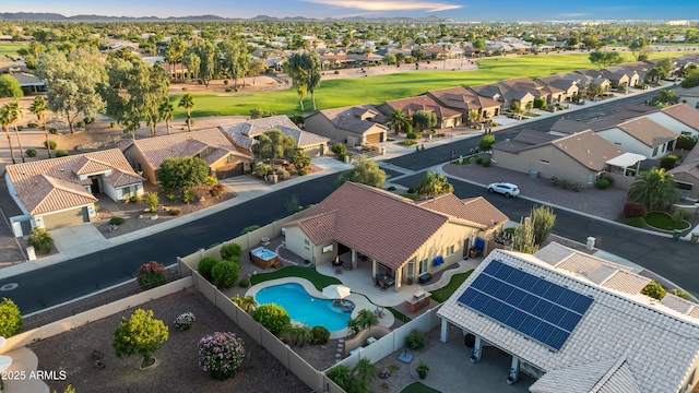 4029 N 160th Dr, Goodyear, AZ 85395 - aerial perspective of suburban area featuring a local golf course