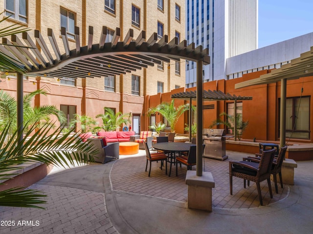 114 W Adams St Unit 907, Phoenix, AZ 85003 - view of patio / terrace featuring outdoor lounge area