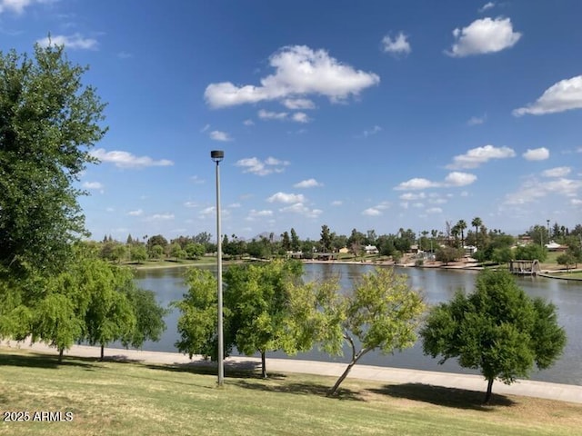 property view of water