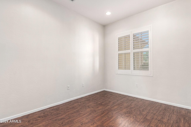 unfurnished room featuring hardwood / wood-style floors