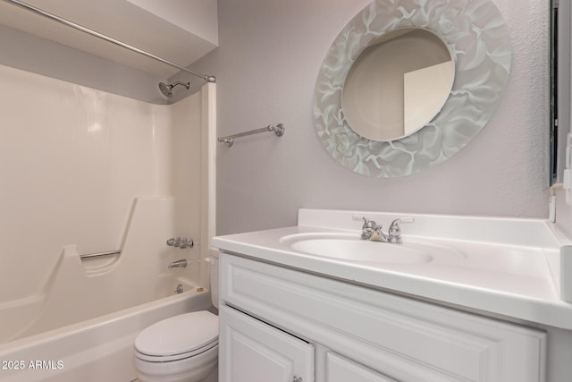 1173 E Cochise Dr, Phoenix, AZ 85020 - bathroom with vanity, shower / bath combination, and toilet