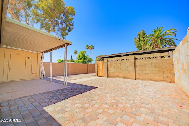 1726 W Claremont St, Phoenix, AZ 85015 - view of patio / terrace featuring a fenced backyard