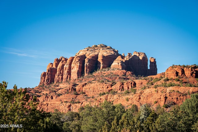 view of mountain feature