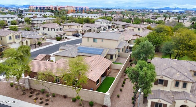 9295 W Wood Dr, Peoria, AZ 85381 - birds eye view of property featuring a mountain view and a residential view