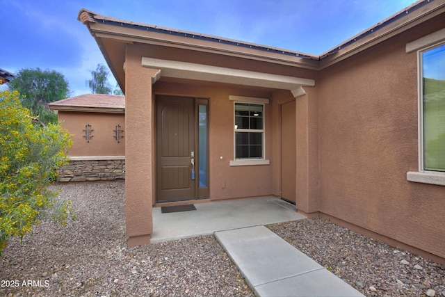 9295 W Wood Dr, Peoria, AZ 85381 - entrance to property with stucco siding