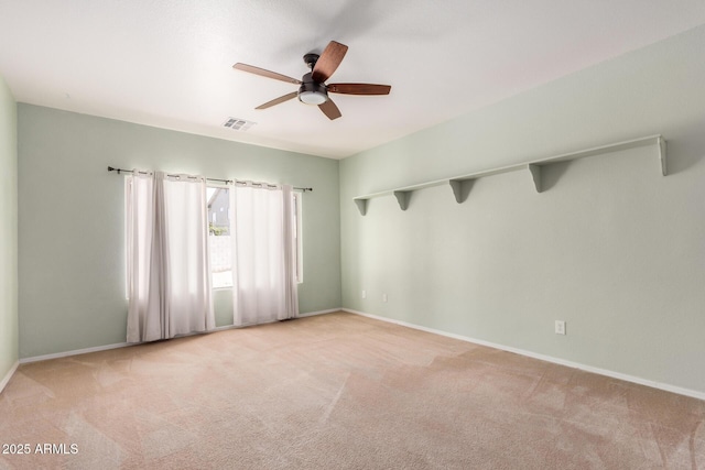 726 E Heather Dr, San Tan Valley, AZ 85140 - empty room with a ceiling fan, carpet floors, and baseboards