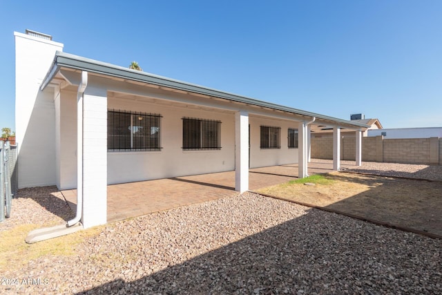 view of rear view of property