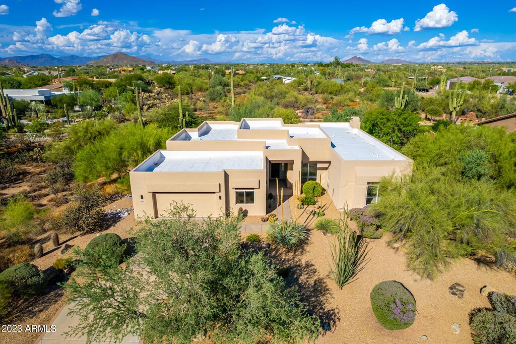 27467 N 75th Way, Scottsdale, AZ 85266 - aerial view featuring a mountain view