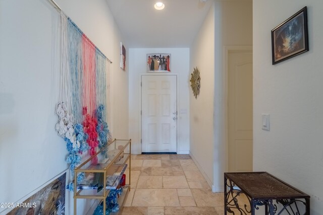 24349 W Gregory Rd, Buckeye, AZ 85326 - interior space with baseboards, stone finish floor, and recessed lighting