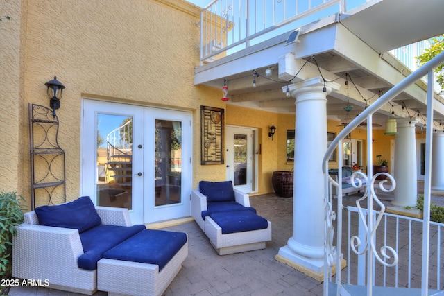 view of patio / terrace with french doors