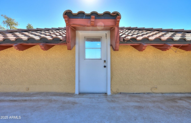 view of entrance to property