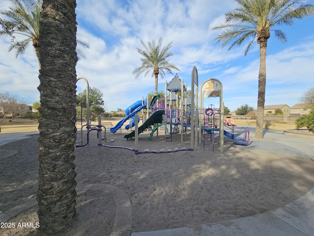 view of play area